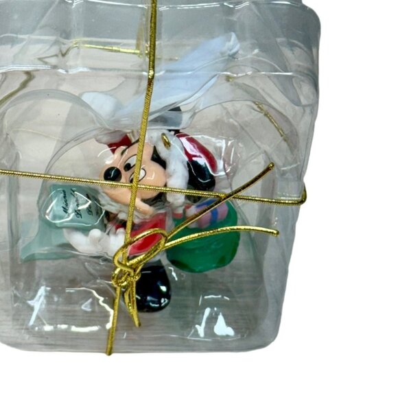 Enesco Mickey 1996 Unlimited Hanging‎ Ornament Tree-Rific Treasures Santa Mickey - Picture 9 of 11